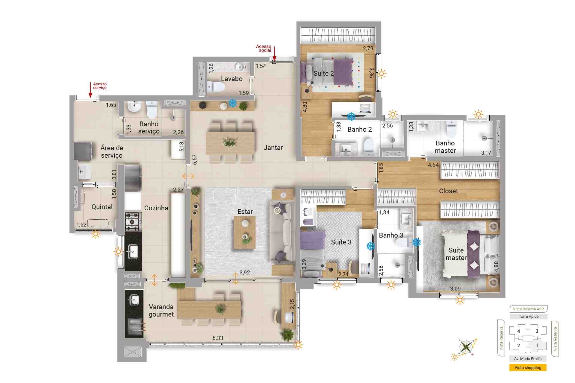 Apartamento no Reserva Prado da Constrtutora PATRIANI