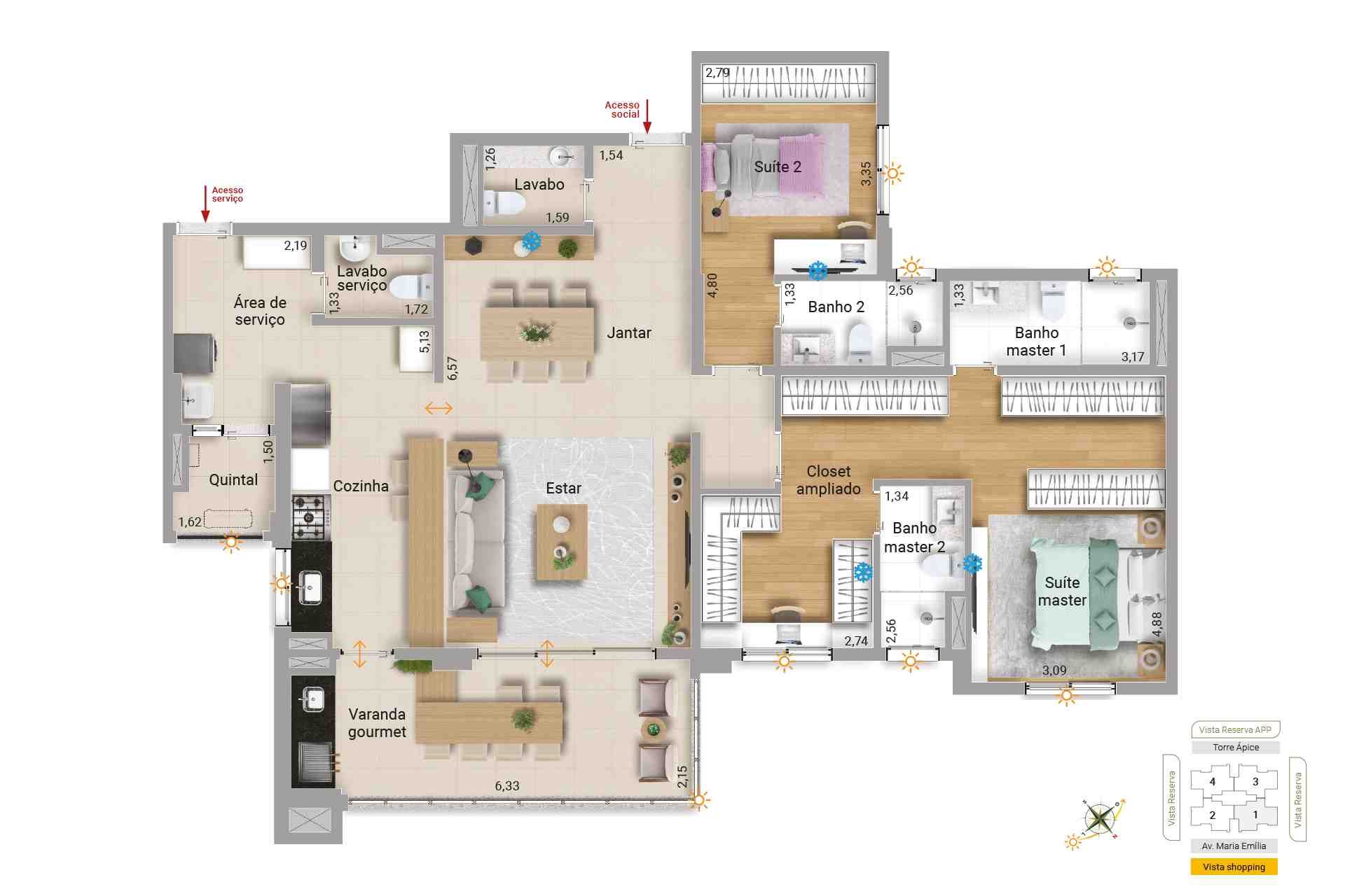 Apartamento no Reserva Prado da Constrtutora PATRIANI