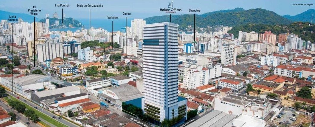 Sala Comercial a venda no Helbor Offices São Vicente.