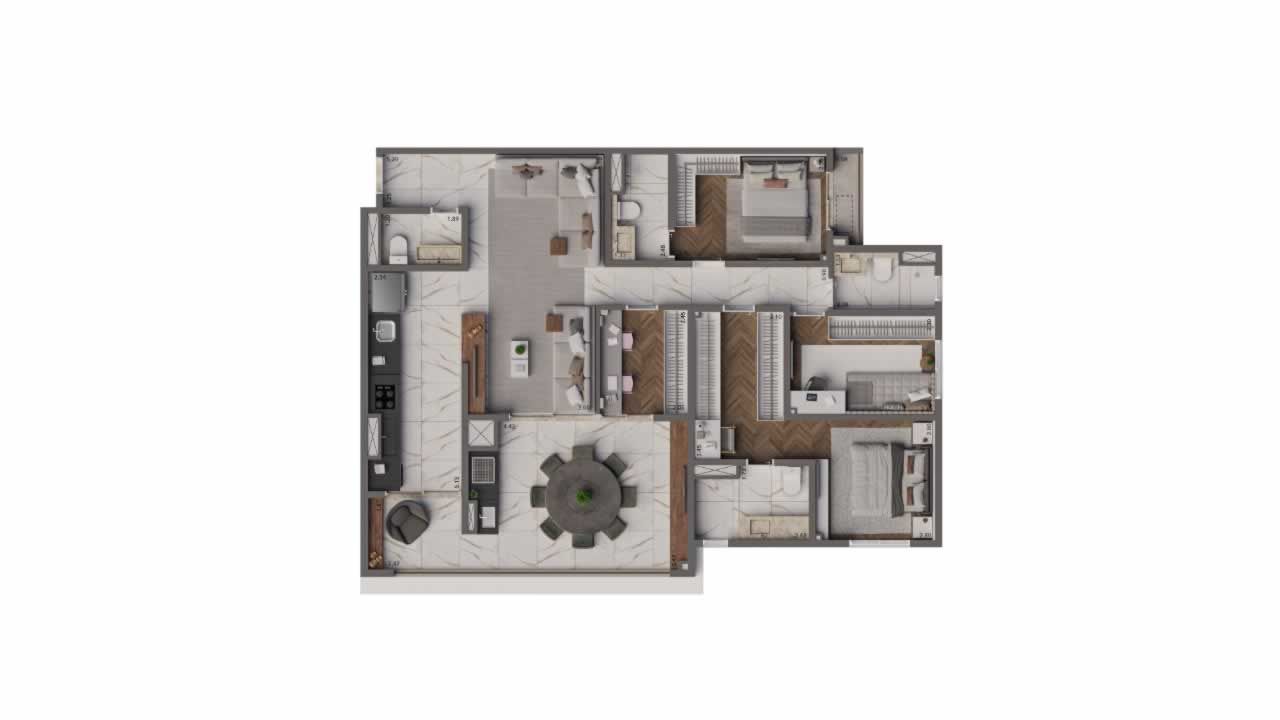 Apartamento a venda no Legacy Paineiras.