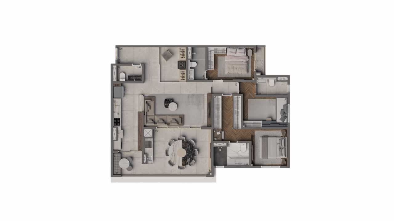 Apartamento a venda no Legacy Paineiras.