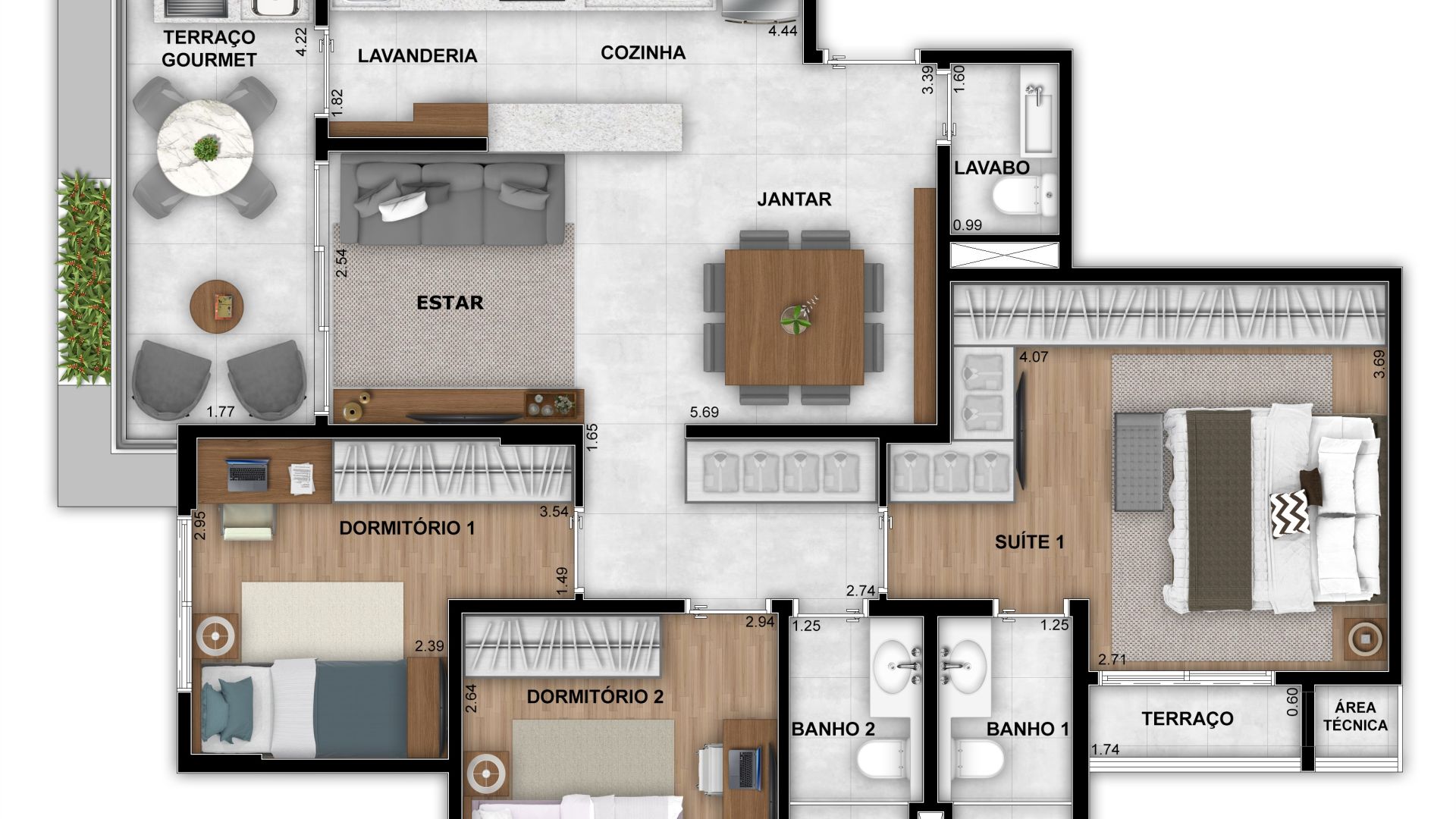 Apartamentos Garden Souzas – Campinas(SP)