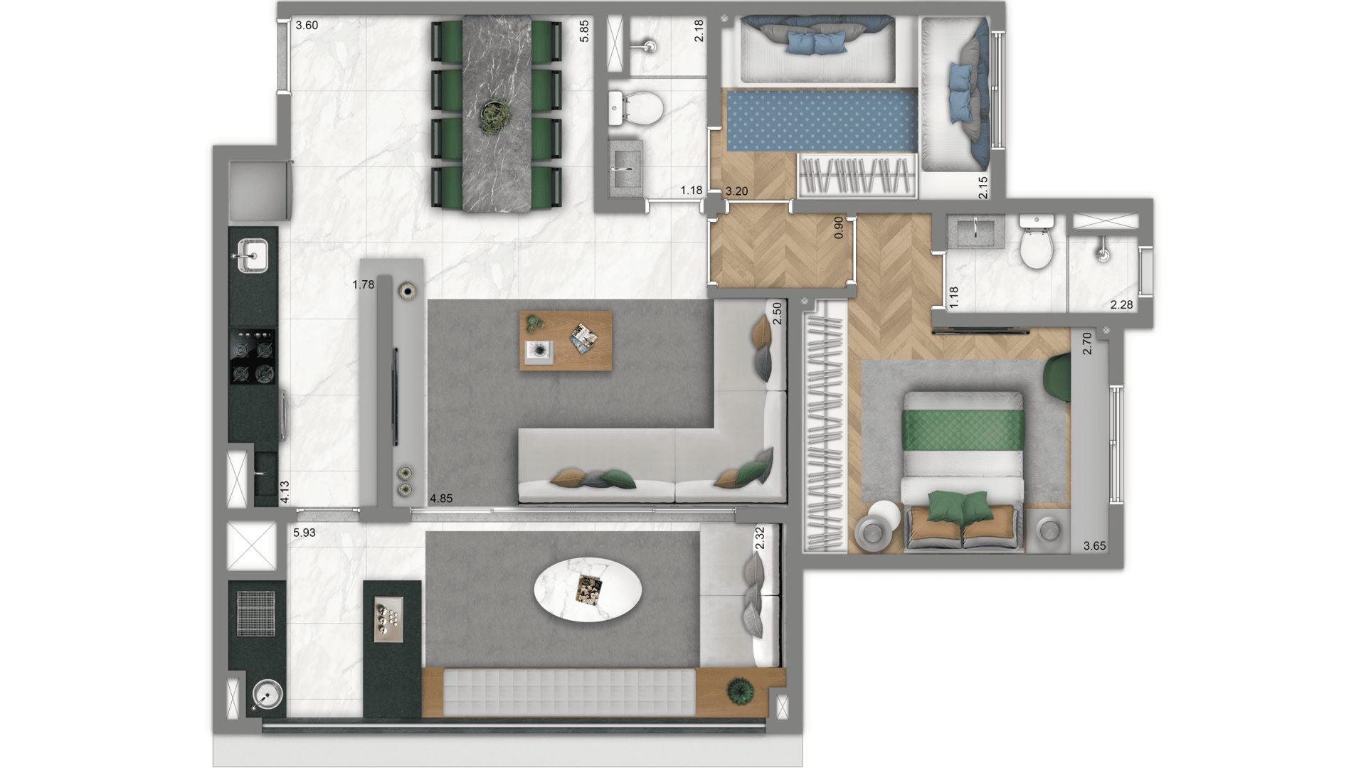 Living Blend – Apartamento em Campinas.