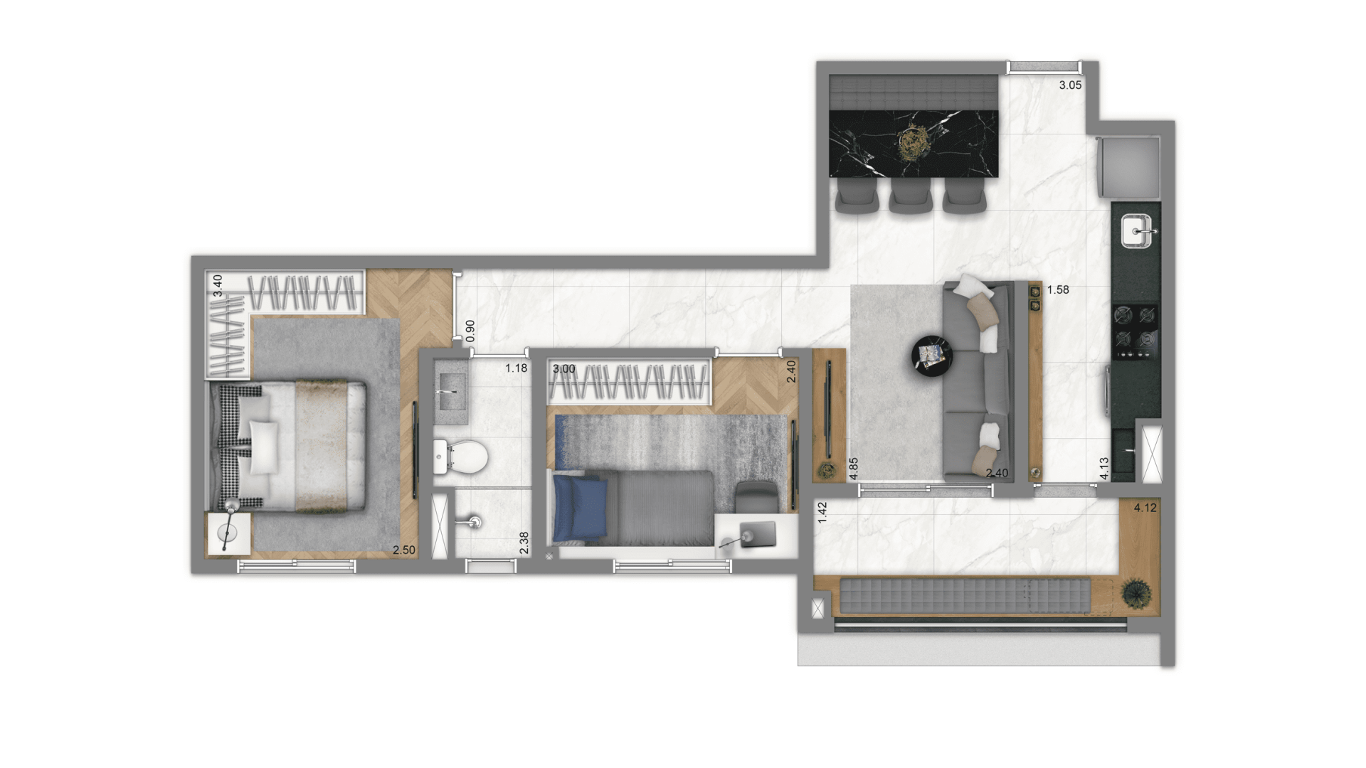 Living Blend – Apartamento em Campinas.