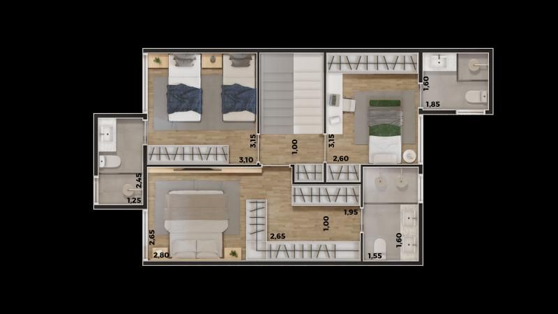 Casas em Condomínio Oni Dijon – Pq. Taquaral – Campinas/SP