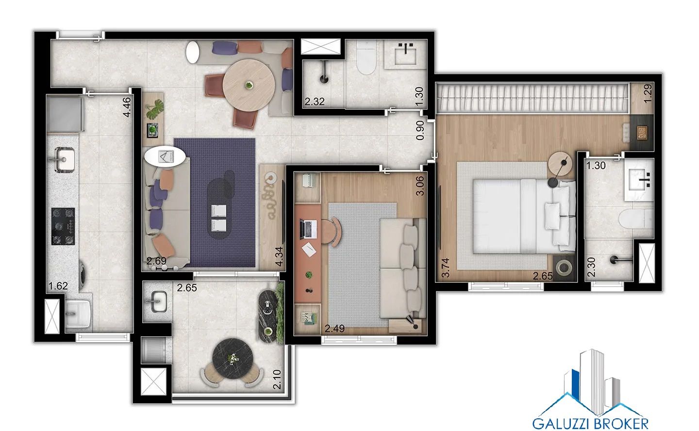 Apartamentos Reserva Perfetto –  Jd.Aurélia – Campinas SP.