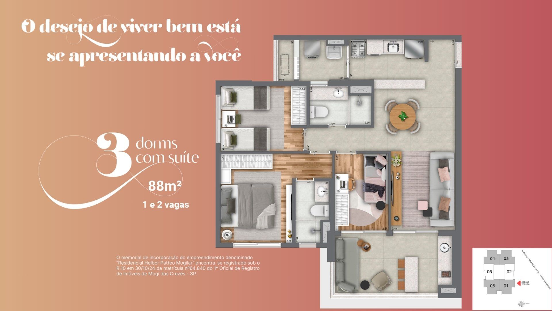 Helbor Alegria Patteo Mogilar – Lançamento –