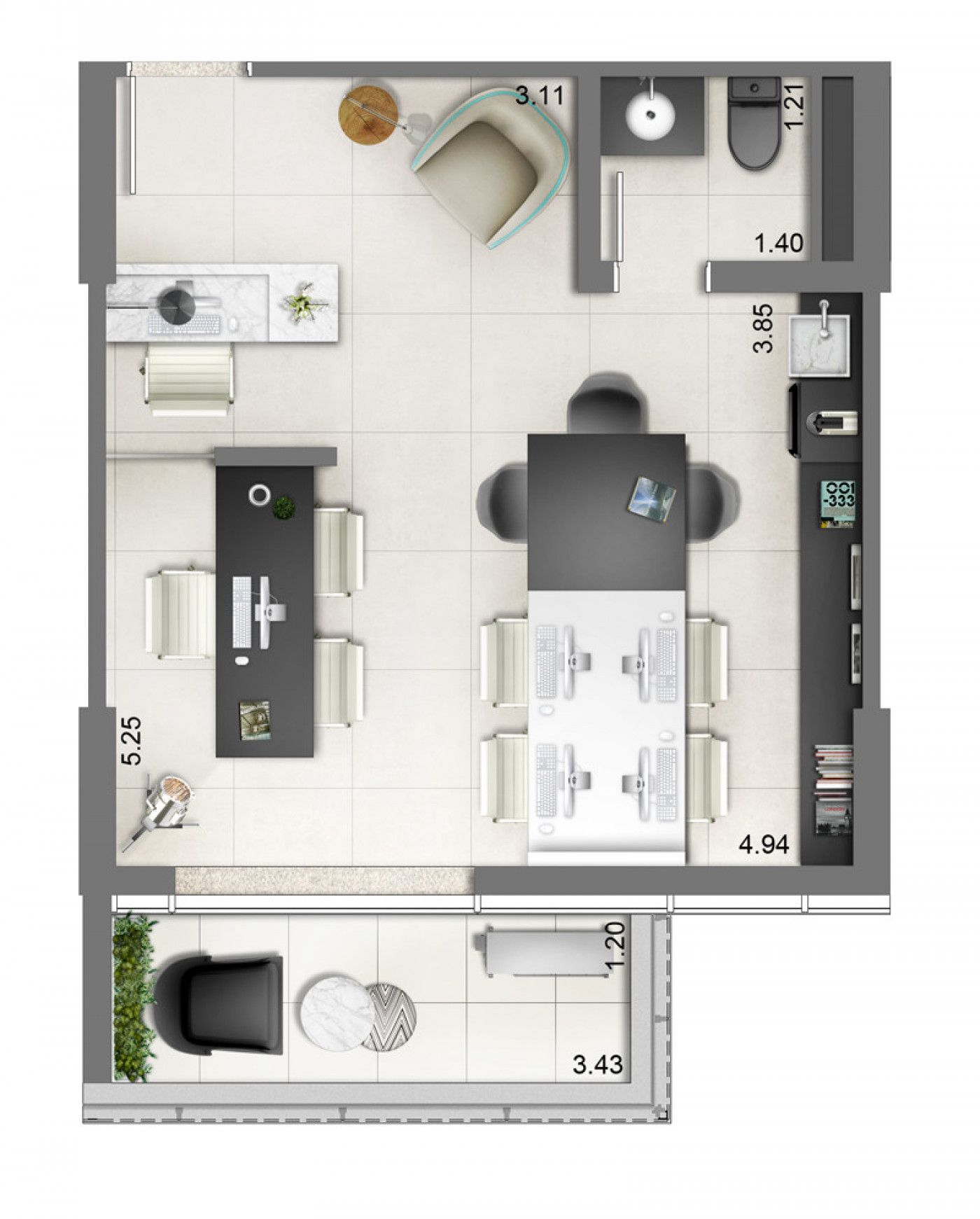 Setin Midtown Aquidaban – Office – Campinas SP.